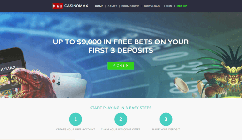 Casino Max Homepage