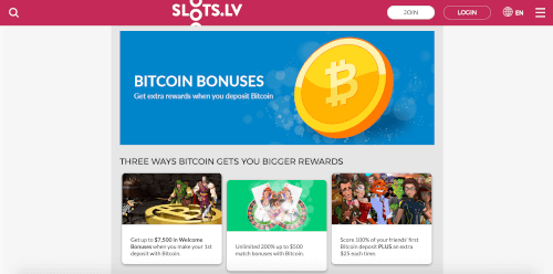 Slots LV Games Bitcoin