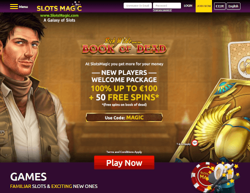 Slots Magic Homepage