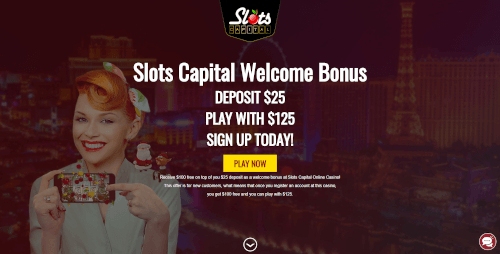 Slots Capital Homepage