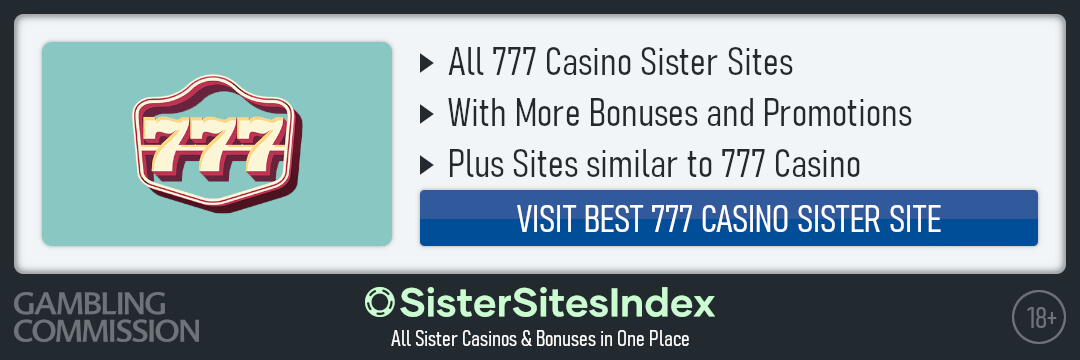 777 Casino sister sites