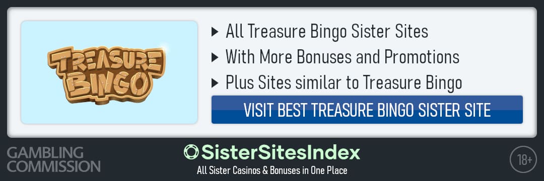 Treasure Bingo sister sites