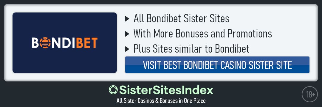 Bondibet sister sites