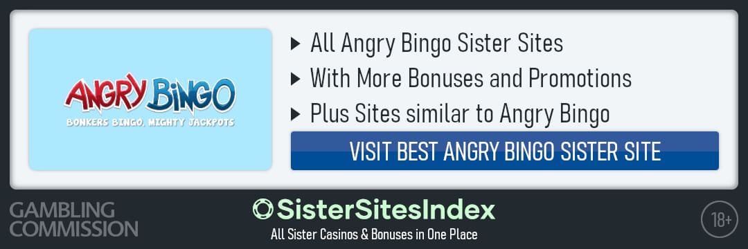 Angry Bingo sister sites