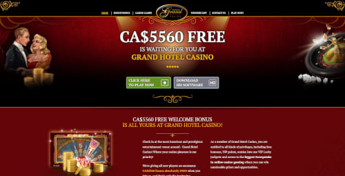 Grand hotel casino Bonuses