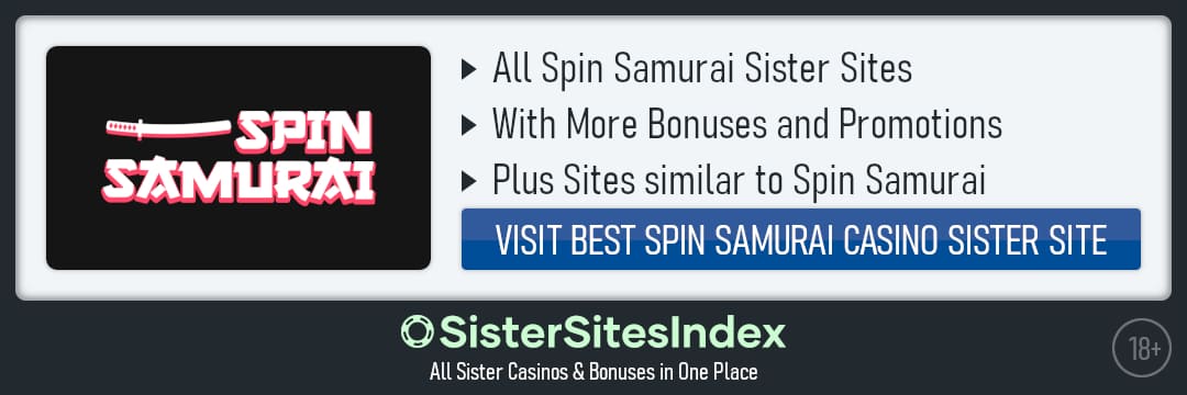 Spin Samurai sister sites