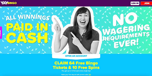 Yay Bingo Bonuses