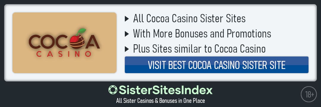 Cocoa Casino sister sites
