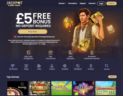 Jackpot Mobile Casino Bonus