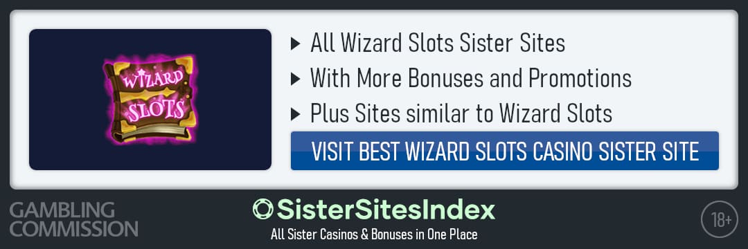 Wizard Slots sister sites