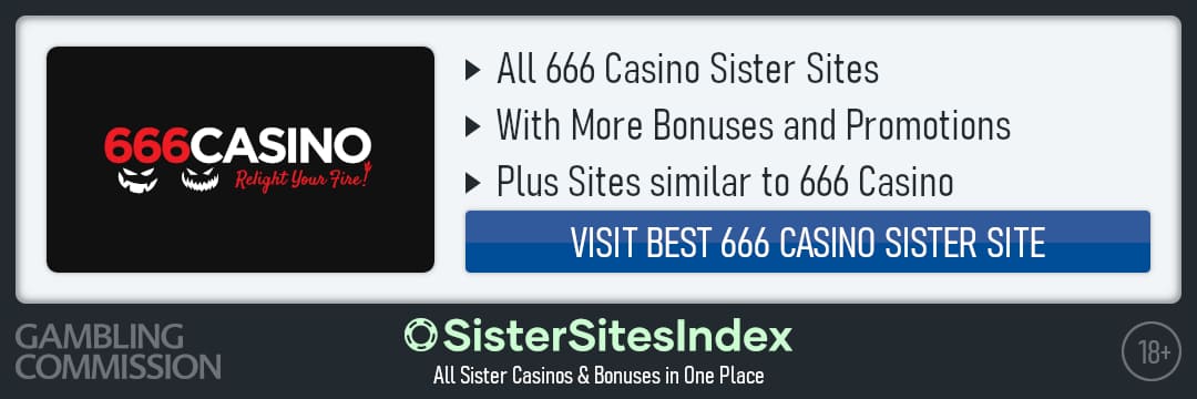 666 Casino sister sites