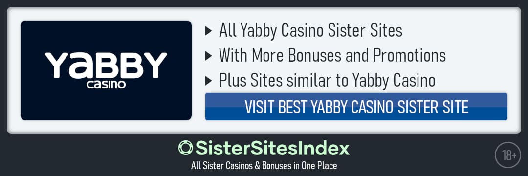 Yabby Casino sister sites