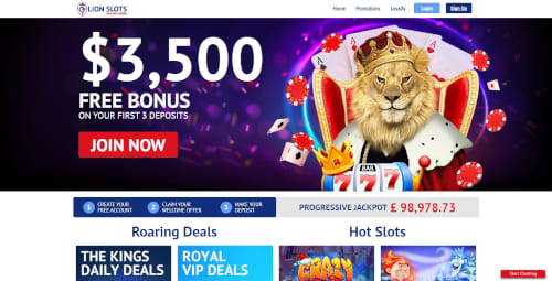 Lion Slots Bonus