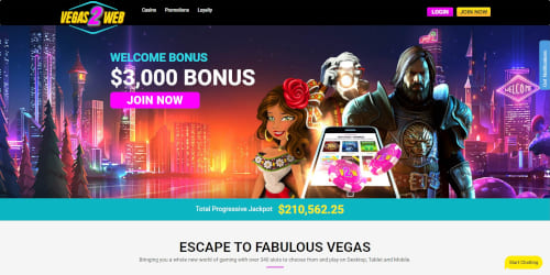 Vegas2Web Bonus