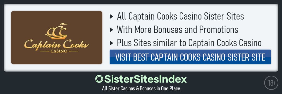 Captain Cooks Casino sister sites