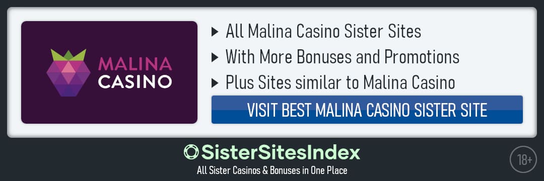 MalinaCasino sister sites