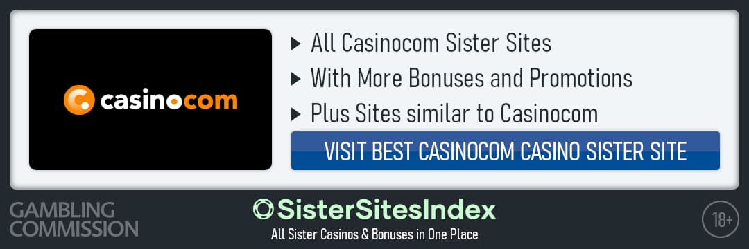 Casino.com sister sites