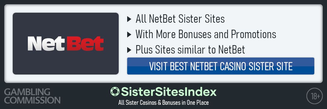 NetBet casino sister sites