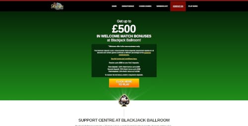 Blackjack Ballroom Bonus