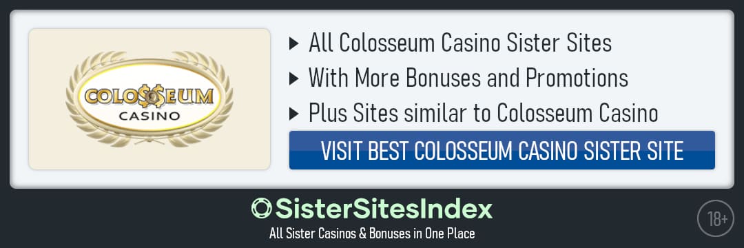 Colosseum Casino sister sites