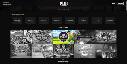 Pub Casino Games