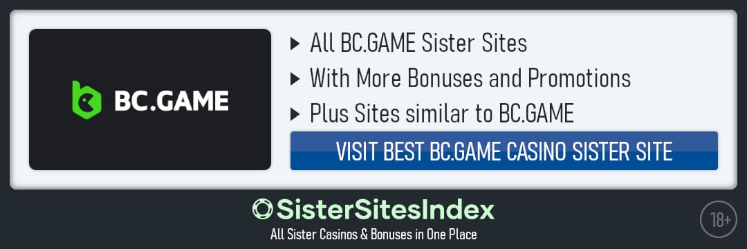 BC.GAME sister sites