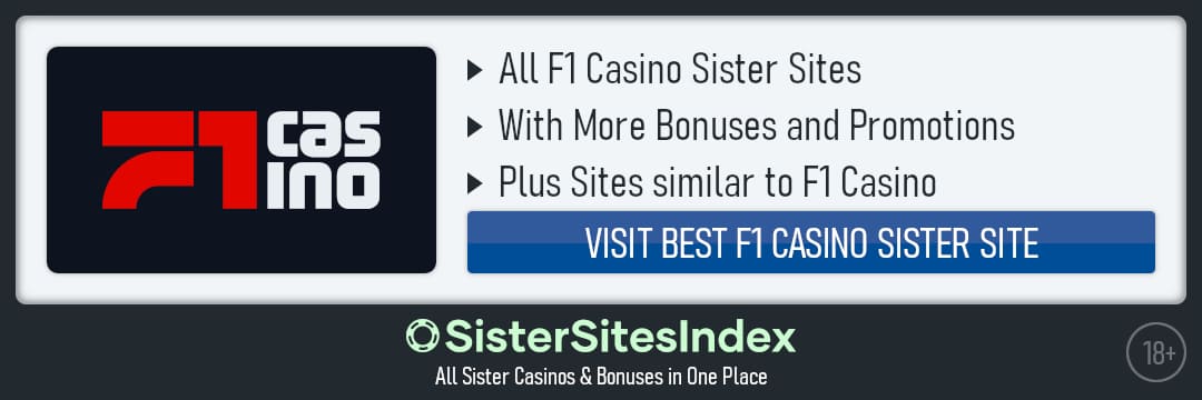 F1 Casino sister sites