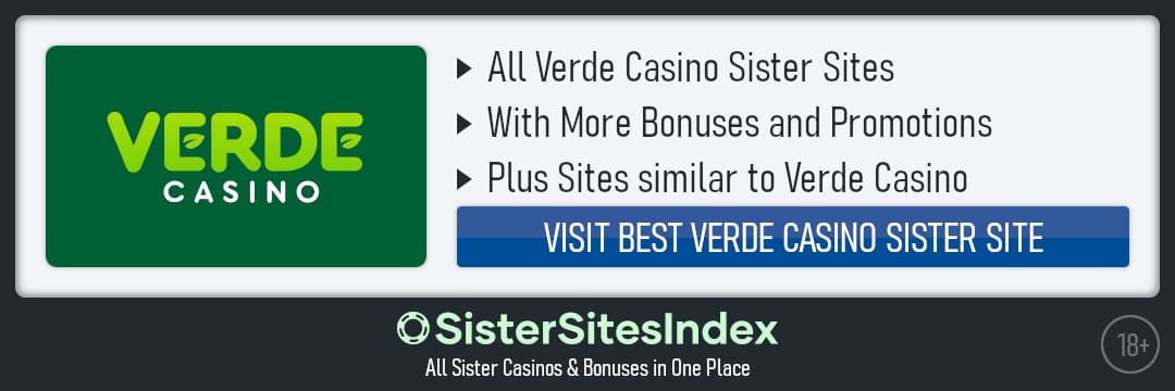 Verde Casino sister sites