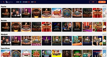 Griffon Casino Live Dealer Games