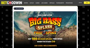 Betgoodwin Welcome Bonus