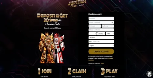 Jupiter Club Welcome Bonus