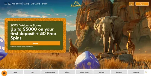 Casimba Welcome Bonus