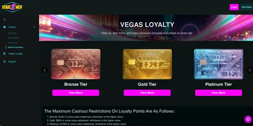 Vegas2Web VIP Program