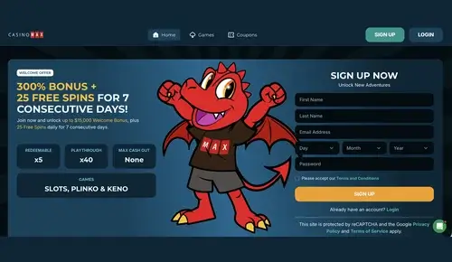 Casino Max Welcome Offer